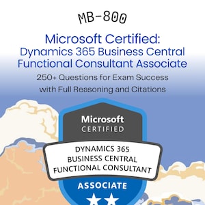 MB-800 Übungsfragen für die Zertifizierung als Microsoft stehte für Microsoft Elasticity 365 Business Central Business Central