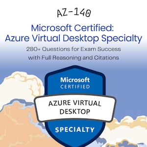 AZ-140 Übungsfragen für die Microsoft Azure Virtueller Desktop Specialty-Zertifizierung