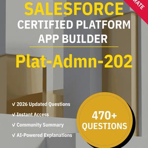 Oefenvragen voor Salesforce Platform App Builder | Interactieve studiegids