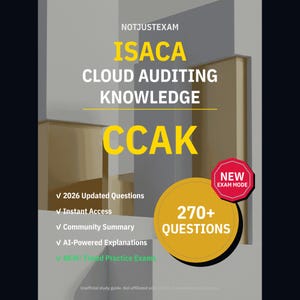 CCAK Practice Test 2026 - ISACA Cloud Auditing Knowledge: 270+ Questions with Explanations