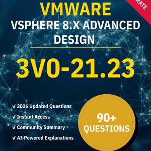 2V0-21.23 Data Center Virtualization VMware | Practice Test 2026 | Interactive Prep by NotJustExam