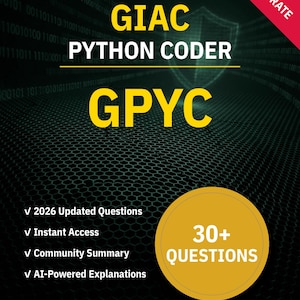 Codeur Python GPYC GIAC | Test pratique 2026 | Préparation interactive par NotJustExam