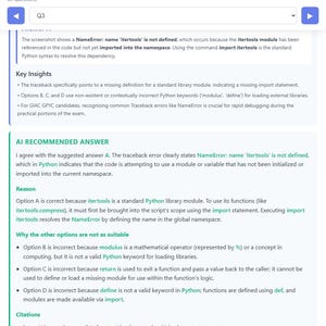 Question 3 - community discussion and AI recommendation