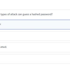 Question 4 - question and answer options