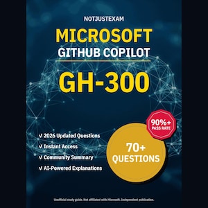 Microsoft GitHub Copilot GH-300 oefenvragen: 70+ AI-uitleg, antwoorden van de community (directe download)