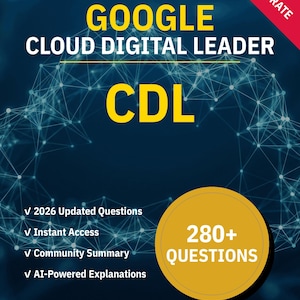 GCP-CDL クラウド デジタル リーダー 280 問以上のインタラクティブな練習問題と AI 解説 | Google 学習ガイド