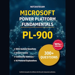 Microsoft Power Platform Fundamentals PL-900 Practice Questions: 300+ AI Explanations, Community Answers (Instant Download)