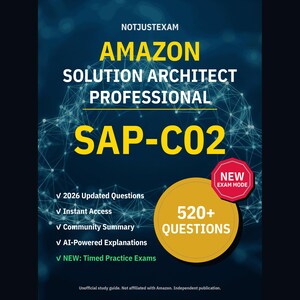 Amazon Solution Architect Professional SAP-C02 oefenvragen: 520+ AI-verklaringen, community-antwoorden (directe download)
