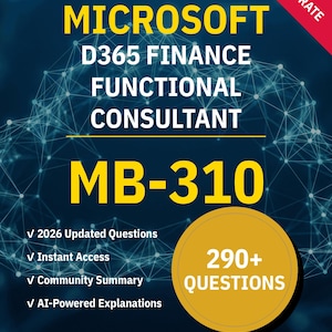 Domande pratiche MB-310 / Guida allo studio per consulenti funzionali finanziari D365