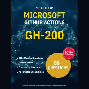 Microsoft GitHub Actions GH-200 Practice Questions: 80+ AI Explanations, Community Answers (Instant Download)
