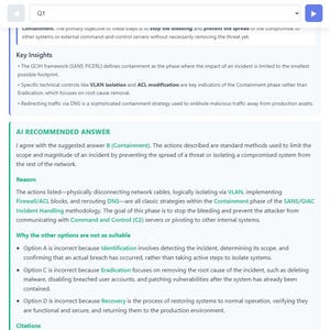 Question 1 - community discussion and AI recommendation
