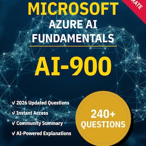 AI-900 Azure AI Fundamentals 240+ Interactive Practice Questions with AI Explanations | Microsoft Study Guide