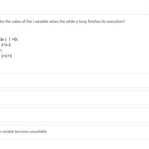 Question 1 - question and answer options