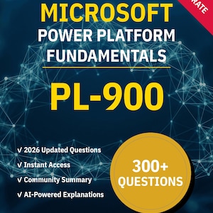 Basisprincipes van PL-900 Power Platform 300+ interactieve oefenvragen met AI-uitleg | Microsoft-studiegids