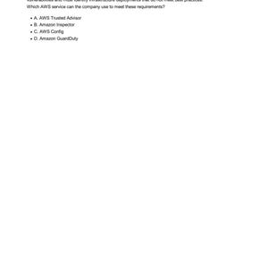 AWS Certified Cloud Practitioner exam question on vulnerability assessment using Amazon Inspector.