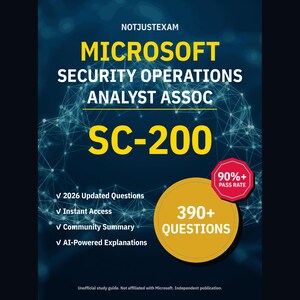 Microsoft Security Operations Analyst Assoc SC-200 模擬問題：390以上のAI解説とコミュニティ回答