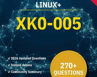 XK0-005 Linux+ 270+ Interactive Practice Questions with AI Explanations | CompTIA Study Guide