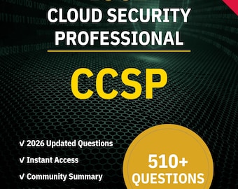 CCSP Cloud Security Professional 510+ domande pratiche interattive con spiegazioni AI / Guida allo studio ISC2