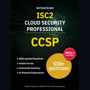 ISC2 Cloud Security Professional CCSP Practice Questions: 510+ Answer Explanations, Community Answers (Instant Download)