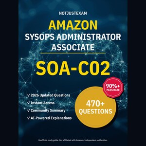 Amazon SysOps Administrator Associate SOA-C02 Practice Questions: 470+ AI Explanations, Community Answers (Instant Download)