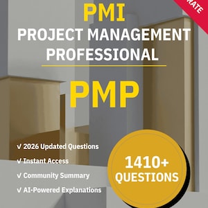 PMP Project Mangement Professional 1410+ Interaktive Übungsfragen mit KI Erklärungen | PMI Studienführer