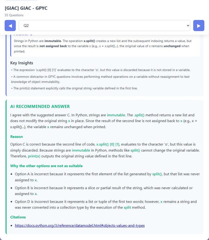 Question 2 - community discussion and AI recommendation