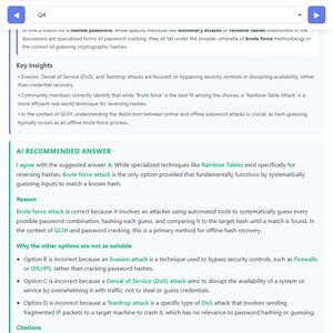 Question 4 - community discussion and AI recommendation