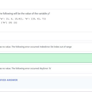 Question 1 - correct answer highlighted