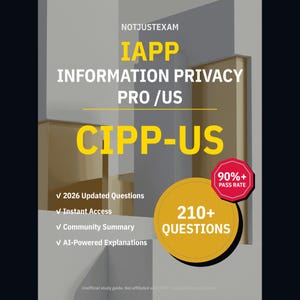 Iapp Information Privacy Pro CIPP-US Practice Questions: 210+ Ai Explanations, Community Answers (Instant Download)