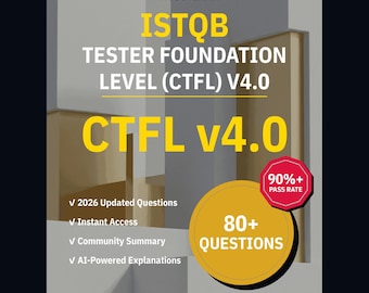 Istqb Tester Foundation Level (CTFL) v4.0 Övningsfrågor: 80+ svarsförklaringar, community-svar