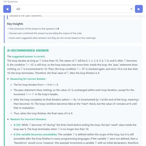 Question 3 - community discussion and AI recommendation