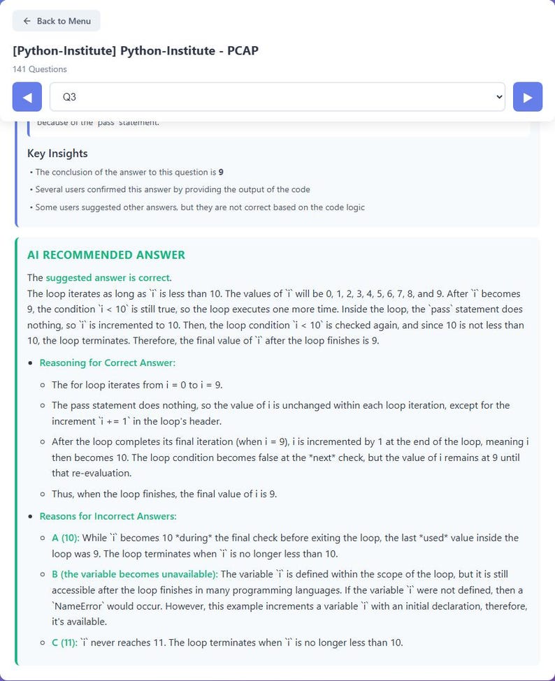 Question 3 - community discussion and AI recommendation