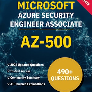 AZ-500 Azure Security Engineer Associate Microsoft | Practice Test 2026 | Interactive Prep by NotJustExam