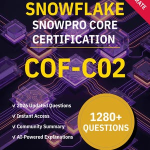 COF-C02 SnowPro Core-Zertifizierung 1280+ Interaktive Übungsfragen mit KI-Erklärungen | Lernführer Schneeflocke
