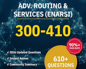 Preguntas de práctica para el examen CISCO Advanced Routing Services (ENARSI) 300-410: Más de 610 explicaciones de respuestas y respuestas de la comunidad.