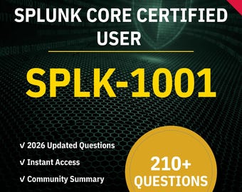 SPLK-1001 Splunk Core Übungsfragen | AI Erklärungen