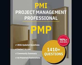 Preguntas de práctica para el examen PMP (Project Management Professional) del PMI: Más de 1410 explicaciones de respuestas y respuestas de la comunidad (descarga instantánea).