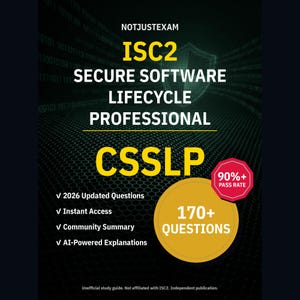 ISC2 Secure Software Lifecycle Professional CSSLP Practice Questions: 170+ Answer Explanations, Community Answers