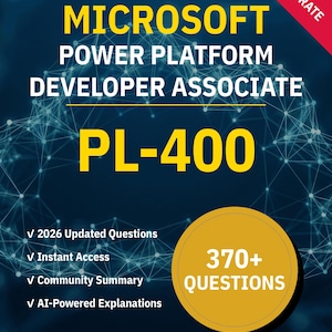 PL-400 Power Platform Developer Associate Microsoft | Practice Test 2026 | Interactive Prep by NotJustExam