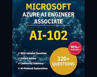 Övningsfrågor för Microsoft Azure AI Engineer Associate AI-102: 320+ svarförklaringar, svar från communityn