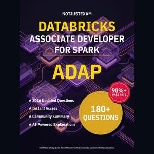 Databricks Associate Developer for Spark ADAP Practice Questions: 180+ AI Explanations, Community Answers