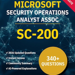 SC-200 Security Operations Analyst Assoc Microsoft | Practice Test 2026 | Interactive Prep by NotJustExam