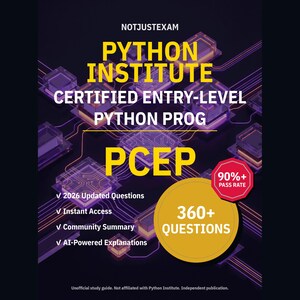 Python Institute認定エントリーレベルPythonプログラミング（PCEP）練習問題：360以上のAI解説とコミュニティによる回答