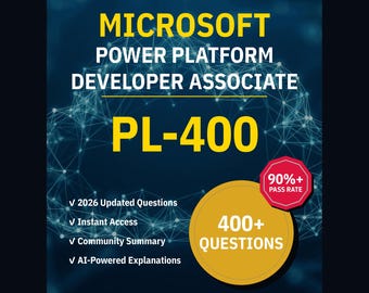 Övningsfrågor för Microsoft Power Platform Developer Associate PL-400: Över 400 AI-förklaringar och svar från communityn