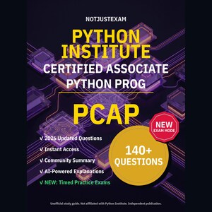 Associé certifié Python Institute Python Prog Questions pratiques PCAP : plus de 140 explications sur l'IA, réponses de la communauté