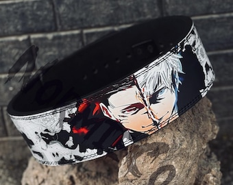 Ceinture à levier Gojo vs Sukuna Anime - Ceinture de musculation d'haltérophilie et d'haltérophilie