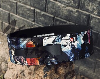 Ceinture à levier Anime Solo Leveling : ceinture d'haltérophilie en cuir pur