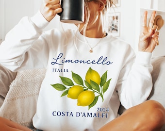 Retro Limoncello La Dolce Vita Tee, Lemon Shirt, Italy T-shirt, Coastal Granddaughter Aesthetic Amalfi Coast, Summer Shirt