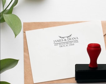 Custom Return Address Stamp – Personalized Self-Inking - Wedding Stamp - Pre-Inking - Customized Stamps