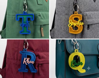 COMMERCIAL LICENSE | Personalized Name Tag | Keychain Bag Tag | STL File: 3D Printing Digital Download